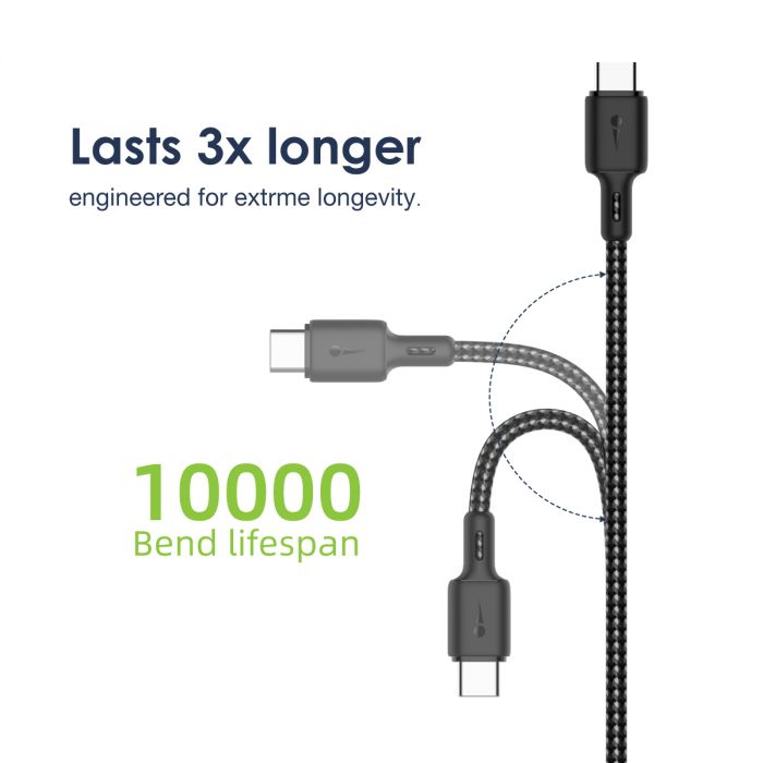 oraimo FastLine 2 2.4A 1M Type-C to Lightning Data Cable