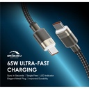 oraimo FastLine 2 2.4A 1M Type-C to Lightning Data Cable