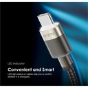 oraimo Braid Triple 1.5m Nylon Braided 2.1A Charging Cable-Type C