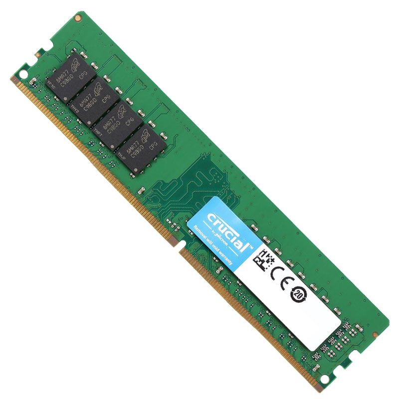 Crucial 8GB Single DDR4 2400 MT/s (PC4-19200) SR x8 DIMM 288-Pin Memory – CT8G4DFS824A