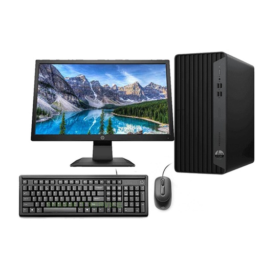 HP ProDesk 400 G7 Microtower PC, 10th Gen Intel Core i7-10700, 4 GB RAM, 1 TB HDD, Windows 10 Pro, 19.5 inch Monitor Complete – 9CY16AV